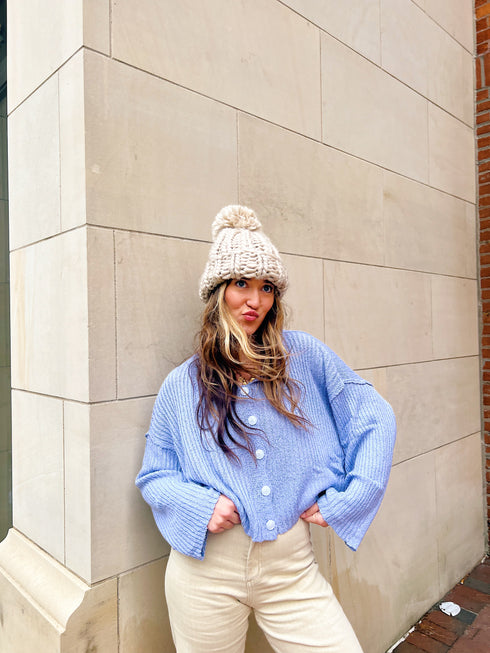 Lazy Love Top// Blue