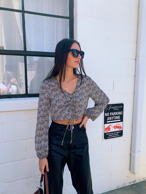 The Garden Party Top // Black