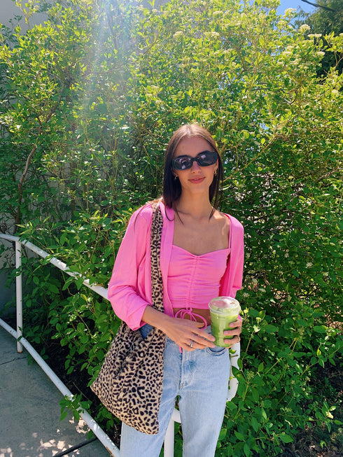 Model Moment Top// Pink