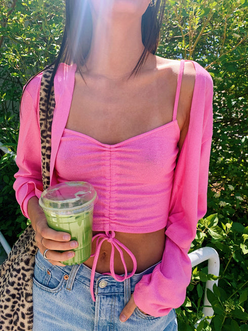 Model Moment Top// Pink