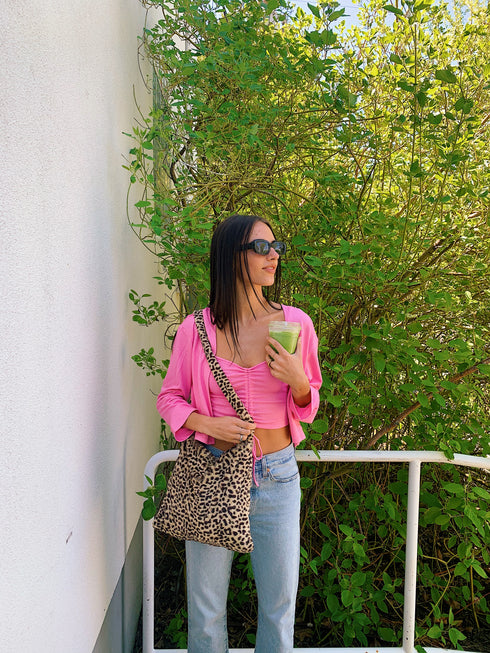 Model Moment Top// Pink