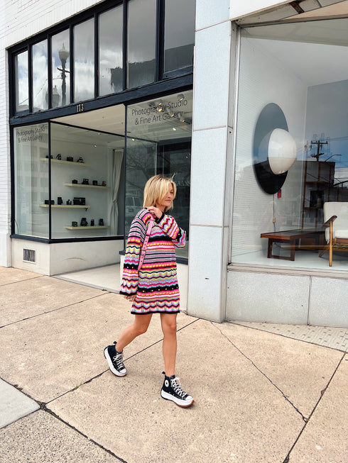 Sunset Boulevard Dress// Pink