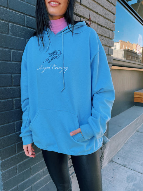Angel Energy Hoodie// Blue