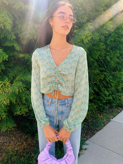 The Garden Party Top // Sage