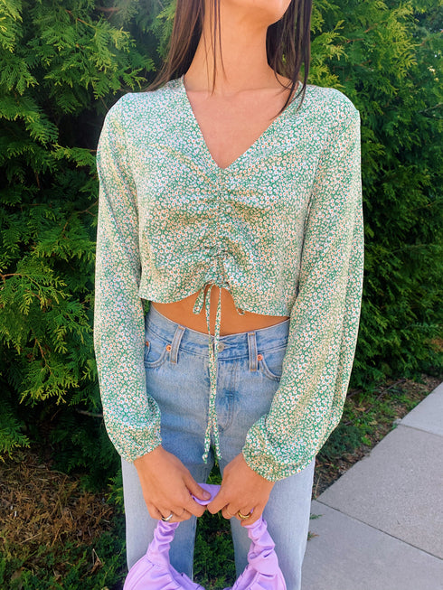 The Garden Party Top // Sage