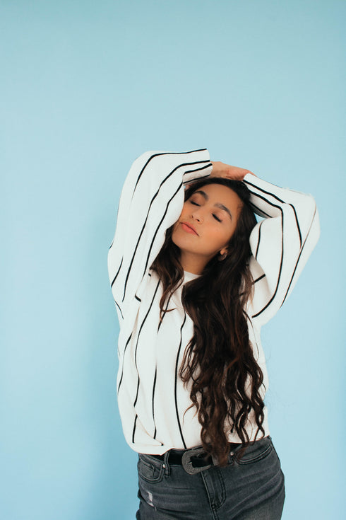 Trés Cool Striped Sweater