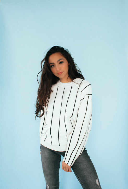 Trés Cool Striped Sweater