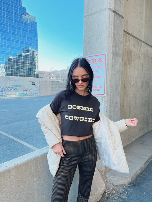 Cosmic Cowgirl Tee // Chocolate