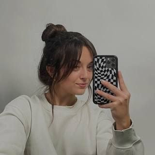 Crazy Checkers iPhone Case// B&W