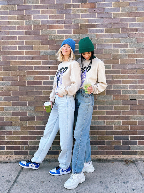 The Coco Long Sleeve Tee // Sand