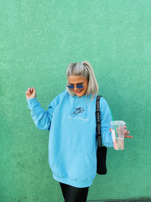 Angel Energy Hoodie// Blue