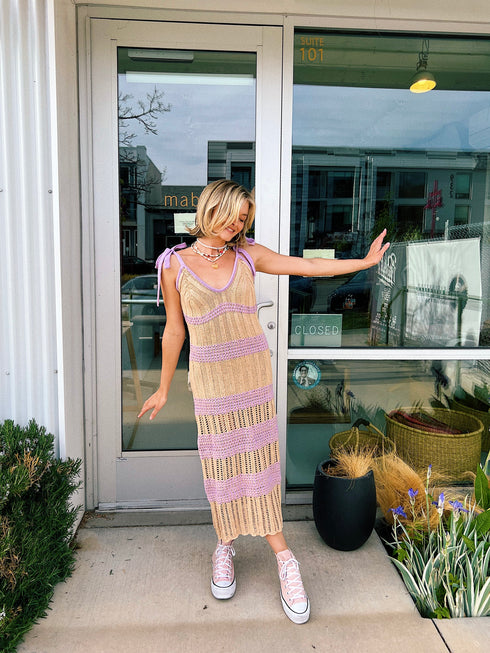 By The Coast Crochet Dress