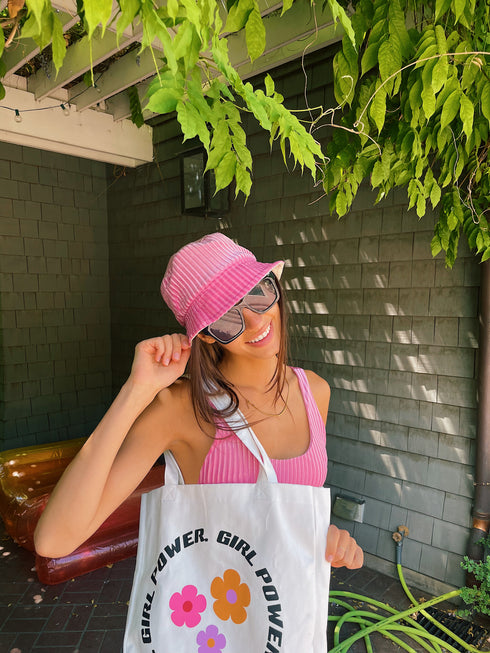 Barbie Girl Bucket Hat // Pink Aura