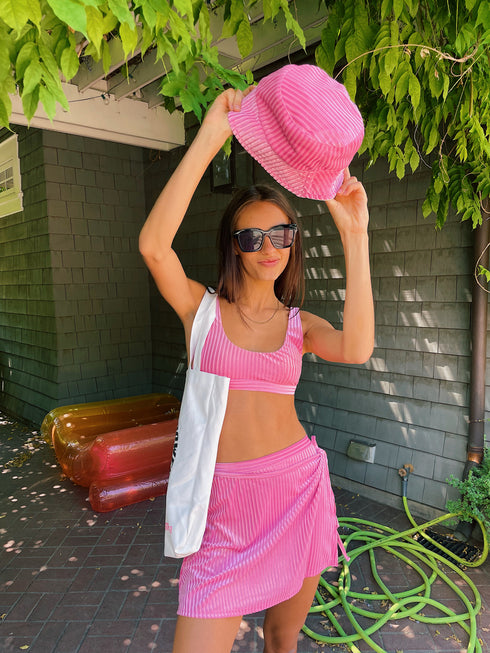 Barbie Girl Bucket Hat // Pink Aura