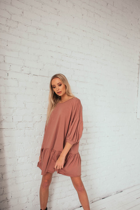Summer Lovin' Dress In Dusty Rose