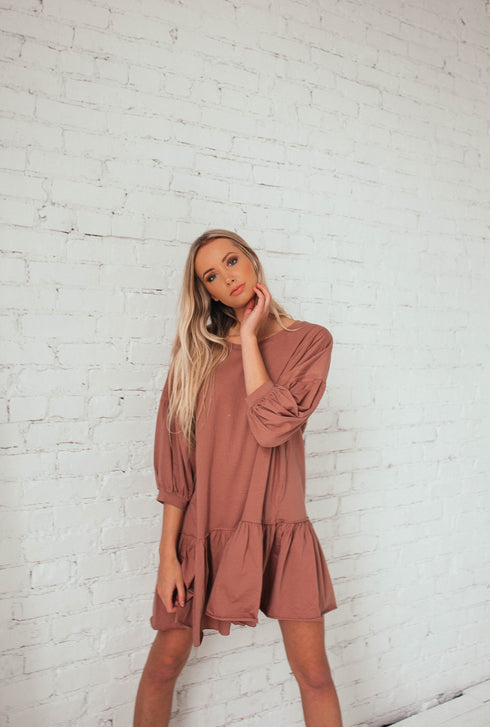Summer Lovin' Dress In Dusty Rose