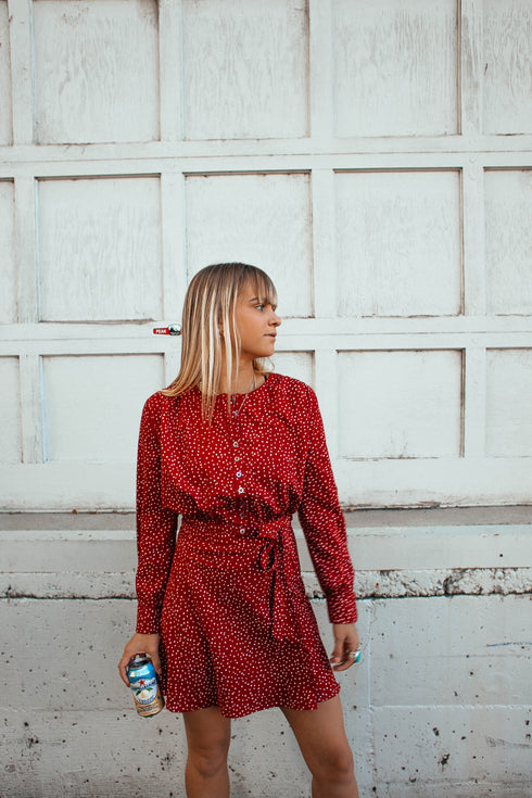 Hey Dottie Woven Top