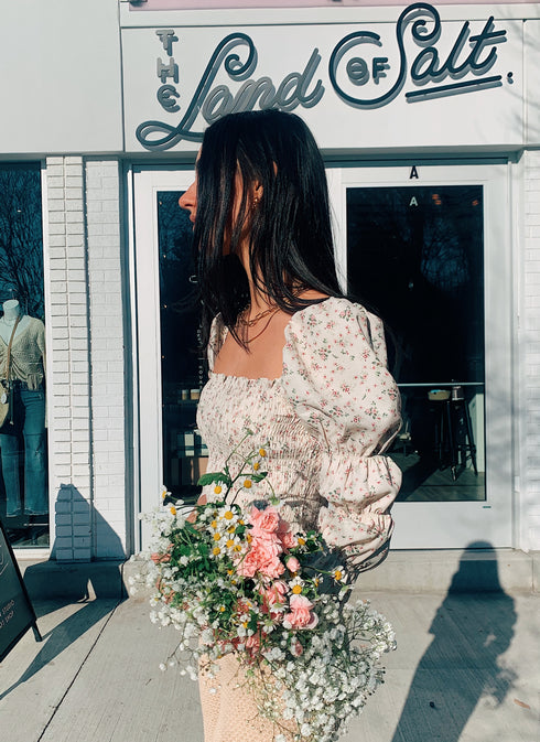 Paris Girl Floral Top *RESTOCKED*