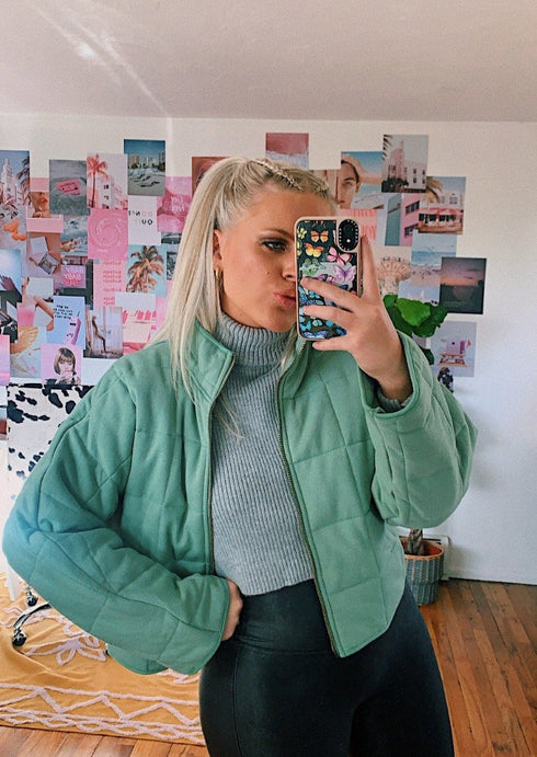 Sage Babe Quilted Jacket *RESTOCKED*