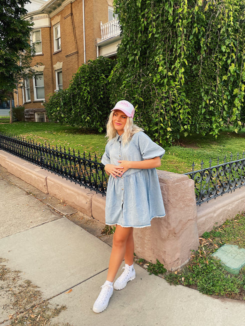 Fall Fever Denim Dress