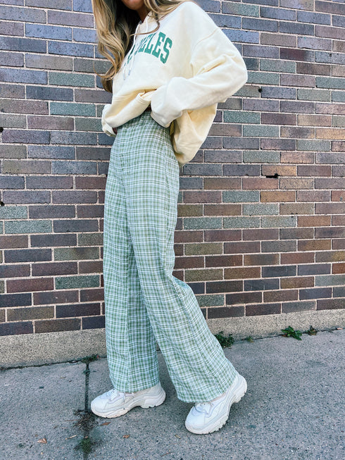 On The Groove Plaid Trouser *RESTOCKED*