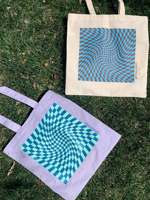 The Psychedelic Coco Tote// Lilac