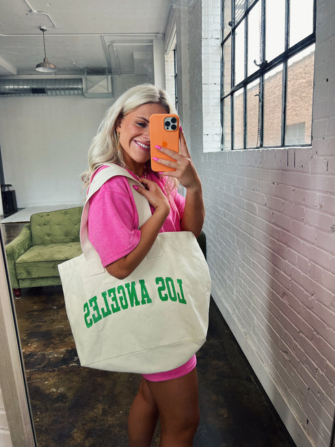 Summer Daze Carryall Tote // Beige