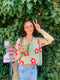 La La Retro Floral Sweater