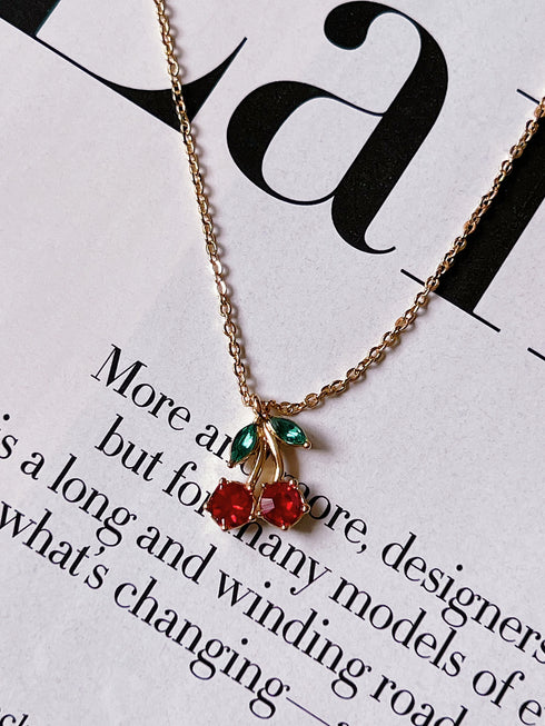 Cherry Charm Necklace