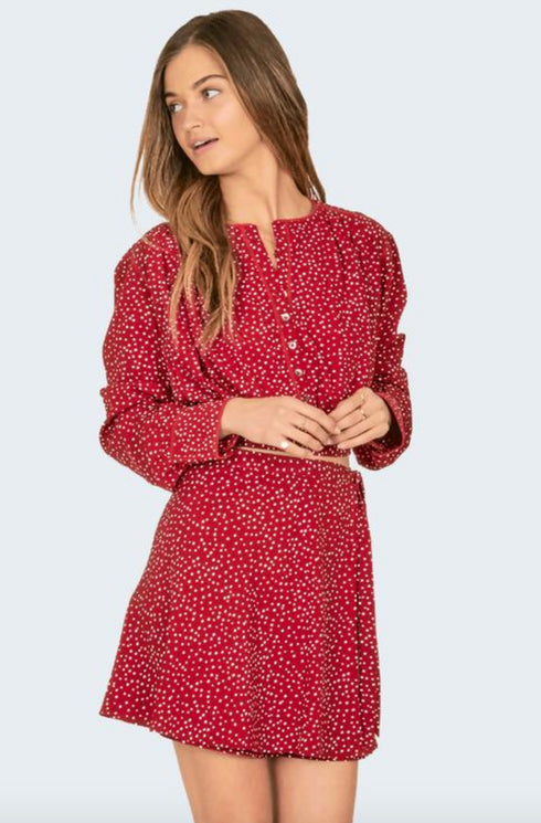 Hey Dottie Woven Top