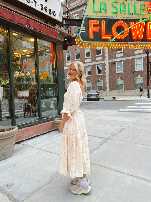 Lillies Love Midi Dress *RESTOCKED*