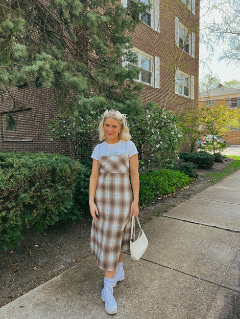 The Addison Dress // Brown