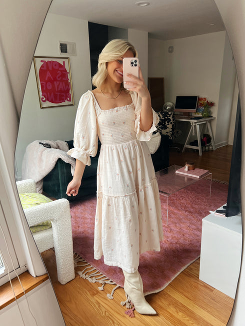 Lillies Love Midi Dress *RESTOCKED*