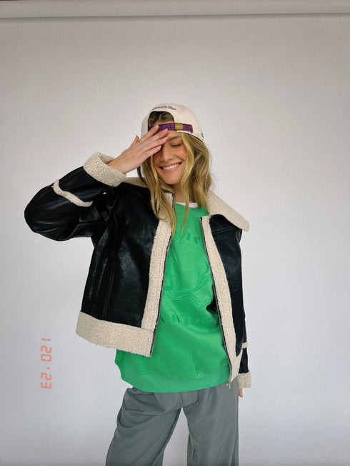 Beach Club Pullover// Green