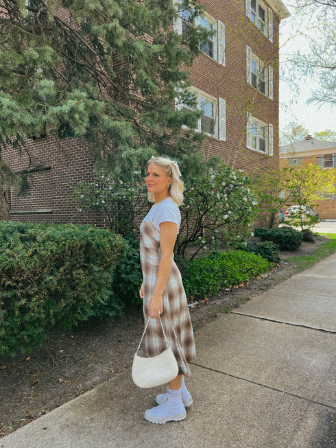 The Addison Dress // Brown