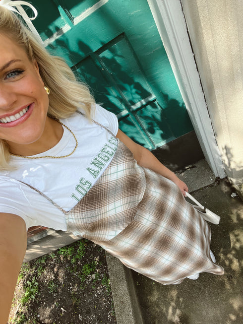 The Addison Dress // Brown