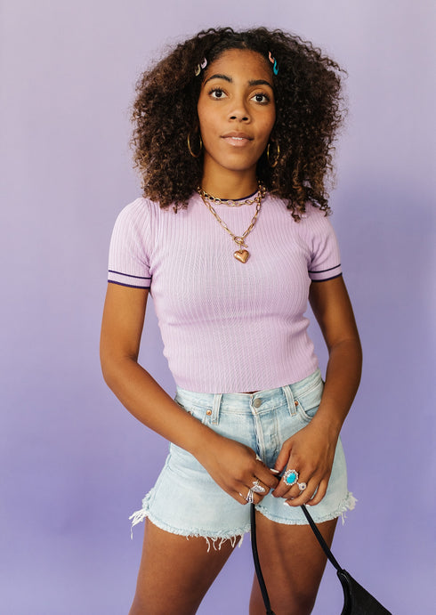 Trend Alert Ribbed Top