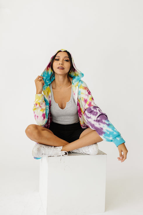 New Yorker Tie Dye Hoodie