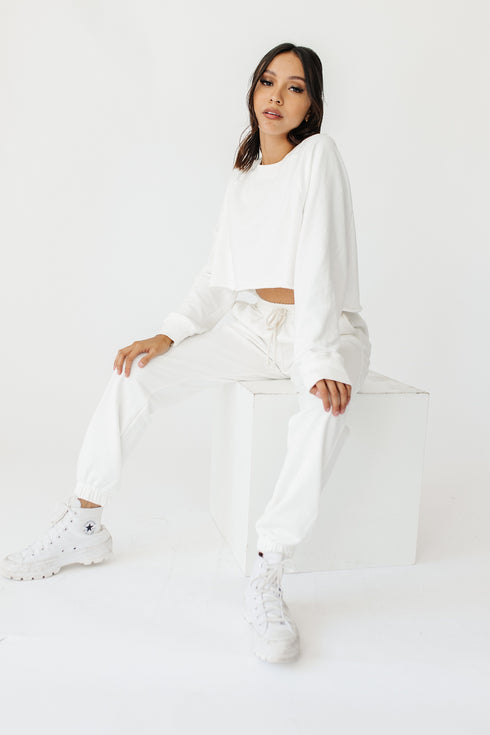 Sunday Brunch Pullover // White