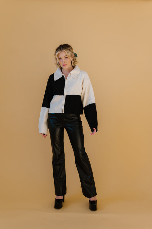 Check Mate Knit Jacket