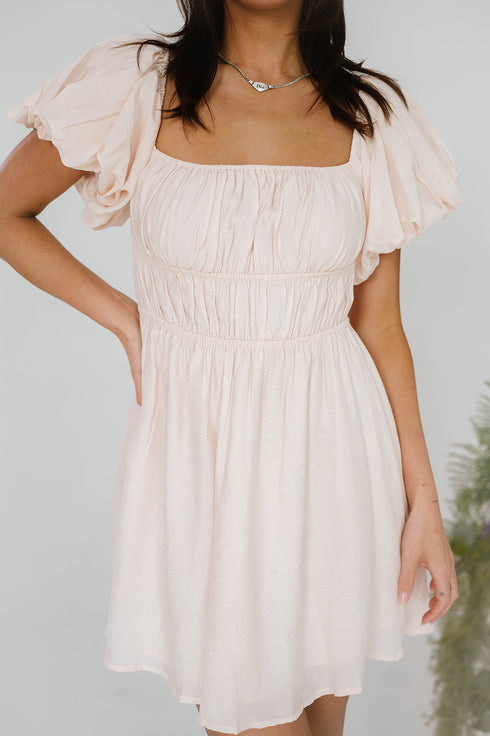 Sun Seeker Dress// Cream