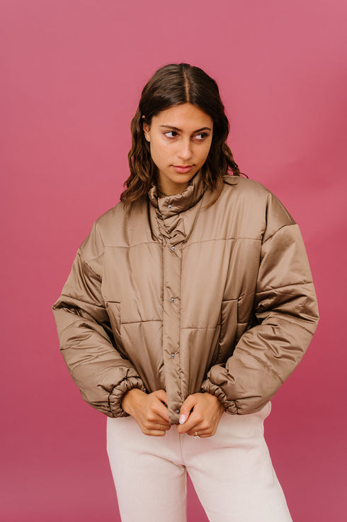 SoHo Puffer// Chocolate