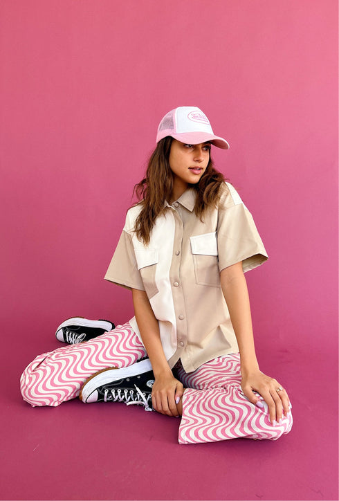 Dazed Babe Leather Top