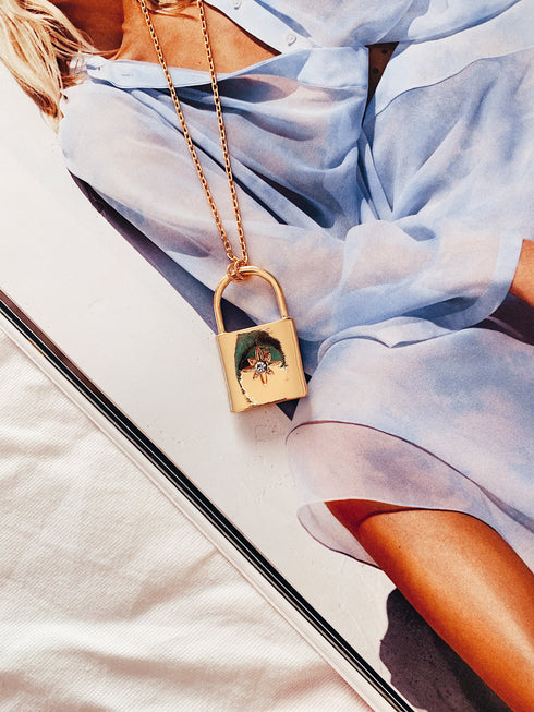 Kara Padlock Necklace