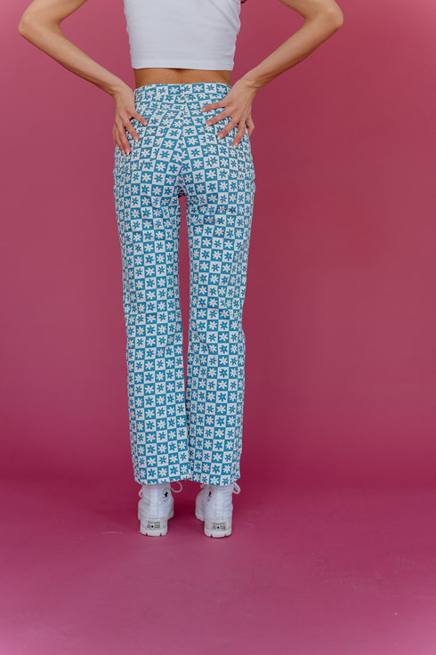 Floral Avenue Pants // Denim