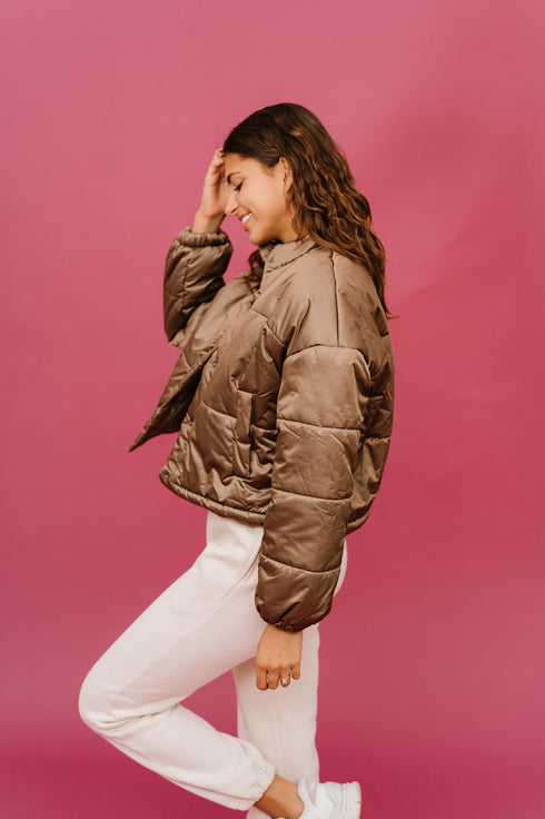 SoHo Puffer// Chocolate