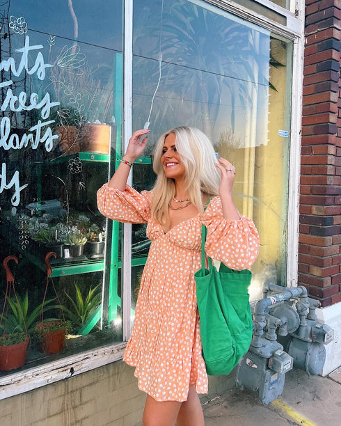 Love Club Dress// Peach