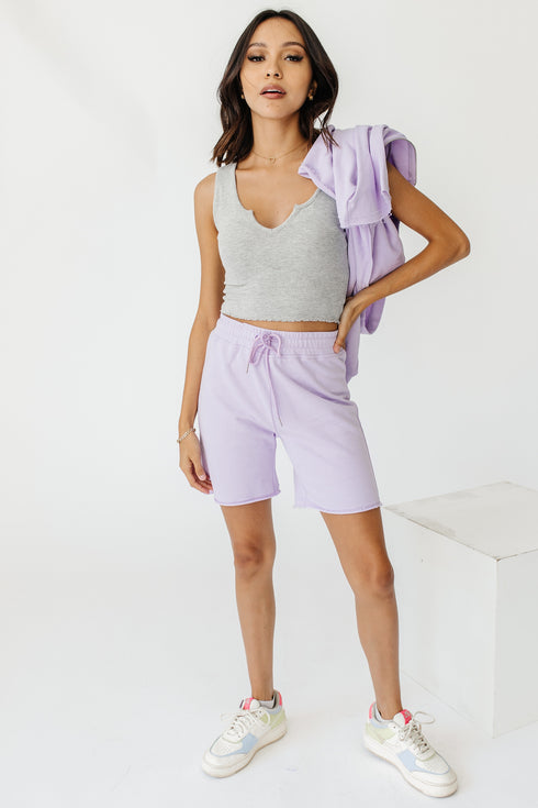 Too Cool For School Tank// Gray