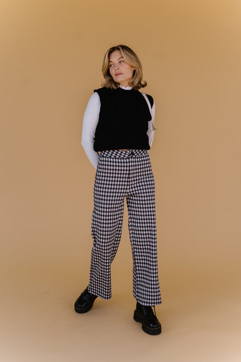 Fall Mood Checked Pant *SELL OUT RISK*