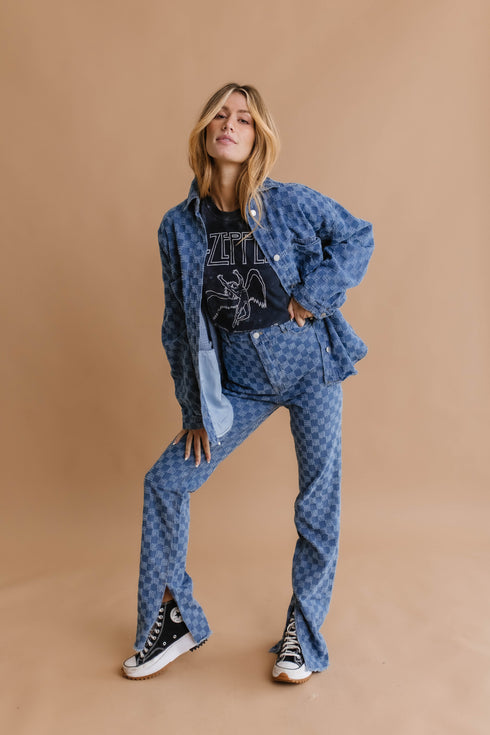 Checked Out Denim